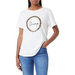 Vêtements Femme T-shirts manches courtes Kaporal - T-shirt col rond - blanc Blanc