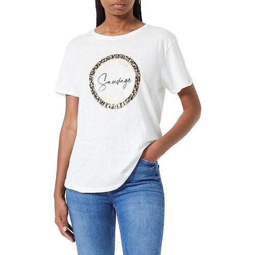 Vêtements Femme adidas Performance Essentials Midweight Down Jacket Kaporal - T-shirt col rond - blanc Blanc