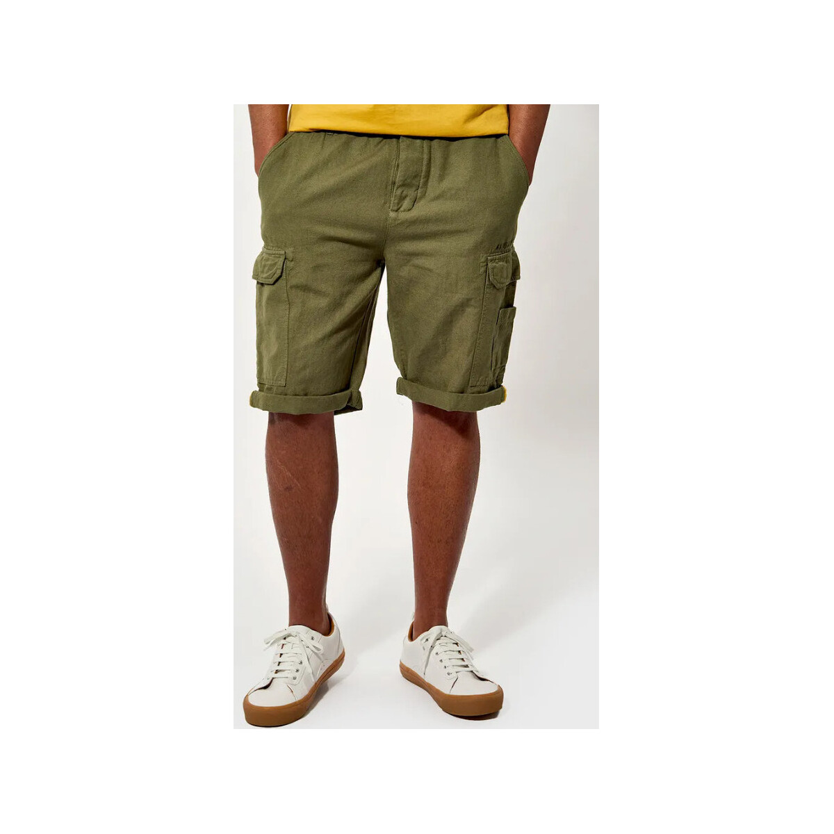 Vêtements Homme Shorts / Bermudas Kaporal - Short cargo - kaki Kaki