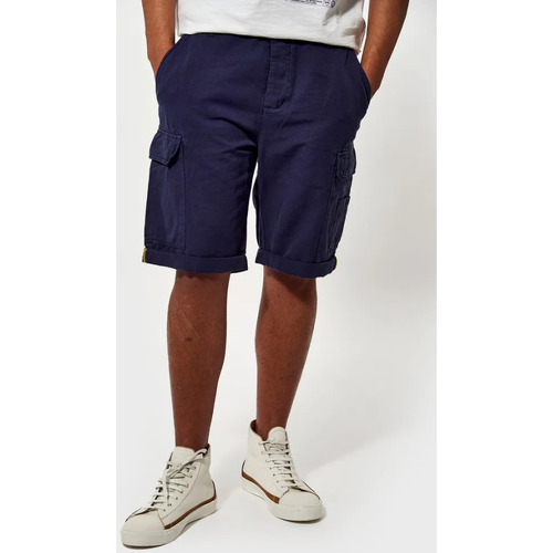 Vêtements Homme Shorts / Bermudas Kaporal - Short cargo - marine Autres