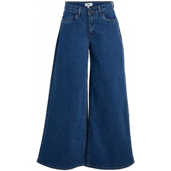 pantalon object  jeans moji wide - medium blue denim 