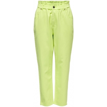 Vêtements Femme Pantalons Only Pants Ova Darsy - Sunny Lime Vert