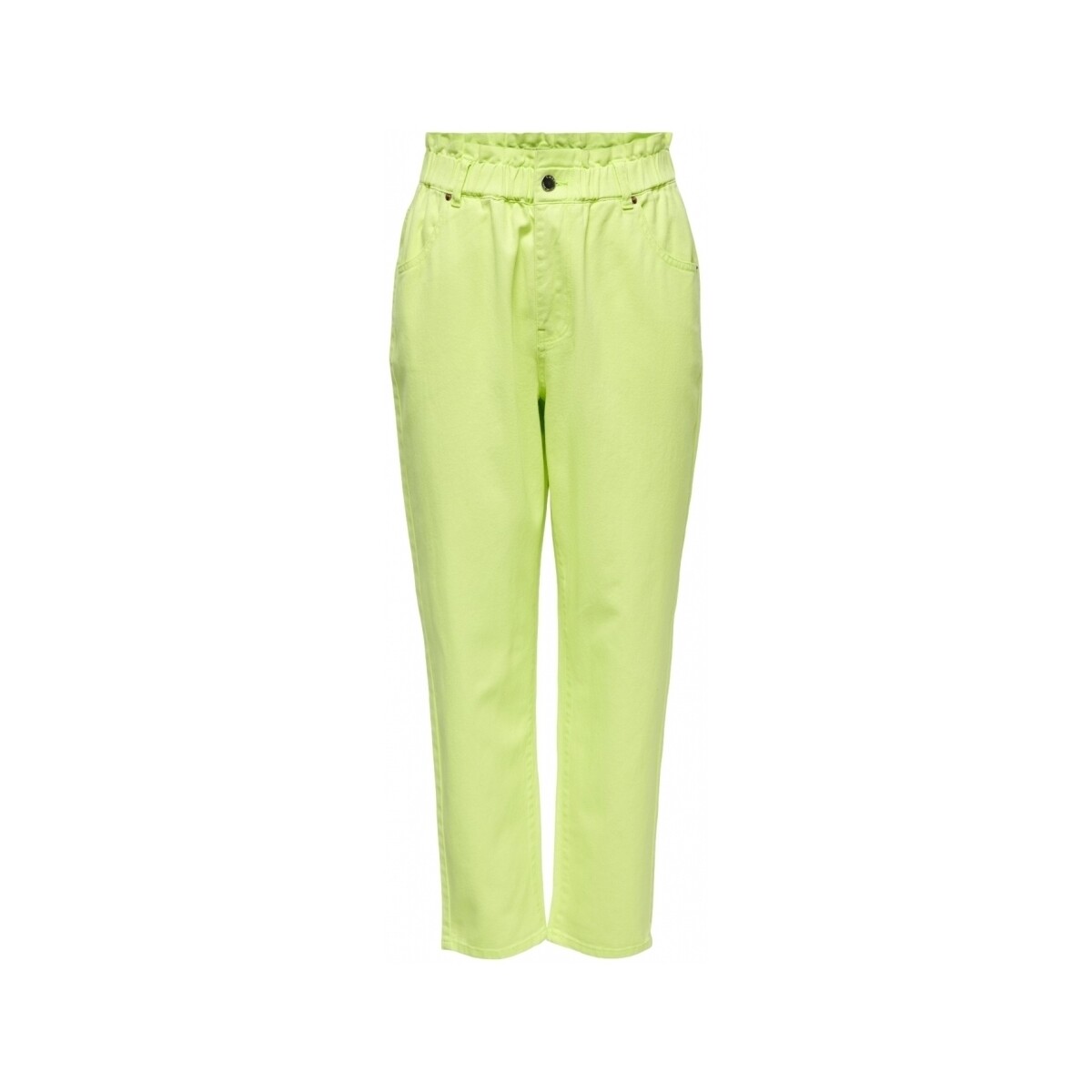 Vêtements Femme Pantalons Only Pants Ova Darsy - Sunny Lime Vert