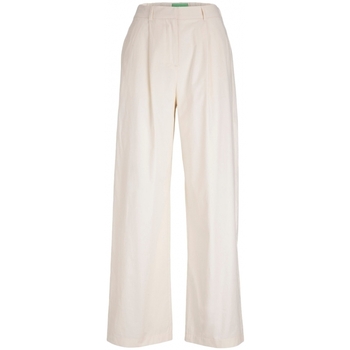 Vêtements Femme Pantalons Jjxx Pants Vigga Wide - Seedpearl Blanc
