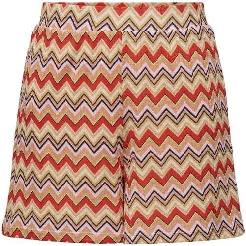 Vêtements Femme Shorts con / Bermudas Only Shorts con Boho - Zigzag Multicolore