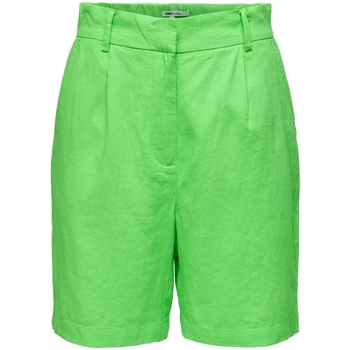 Vêtements Femme Shorts con / Bermudas Only Caro HW Long Shorts con - Summer Green Vert