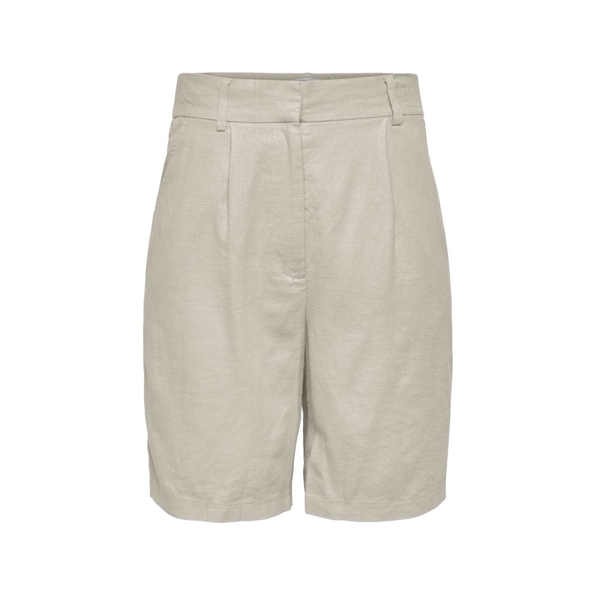 Vêtements Femme Shorts / Bermudas Only Caro HW Long Shorts - Silver Lining Beige