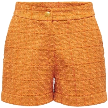 Vêtements Femme Shorts / Bermudas Only morley nelly polka dot cotton blend dress Orange