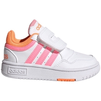 Chaussures Enfant Baskets mode retailer adidas Originals Baby Hoops 3.0 CF I H03859 Blanc