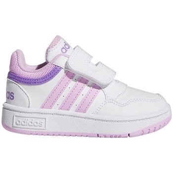 Chaussures Enfant Baskets mode Longs adidas Originals Baby Hoops 3.0 CF I IF7734 Blanc