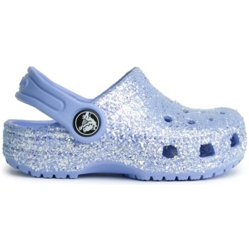 Chaussures Enfant i bought crocs today Crocs Classic Glitter - Moon Jelly Bleu