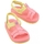 Chaussures Enfant Sandales et Nu-pieds Zaxynina Conectada Baby - Neon Pink / Light Gree Rose