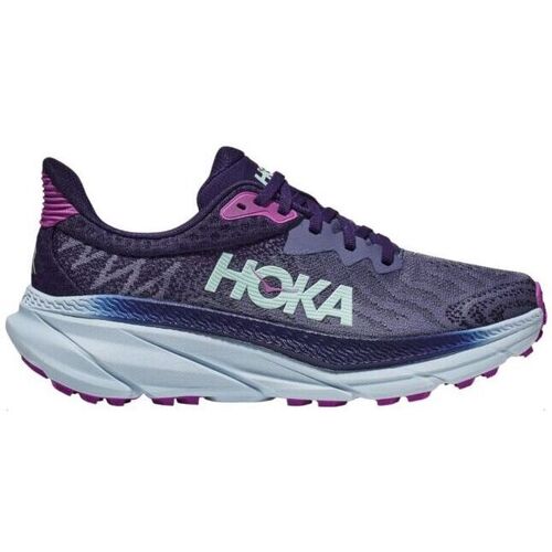 Chaussures Femme Running / trail zapatillas de running HOKA tope entrenamiento talla 37 Baskets Challenger 7 Femme Meteor/Night Sky Violet