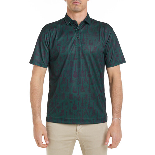 Vêtements Homme Wei Polos manches courtes Pullin Wei Polo golf  ROCK4LIFE Vert