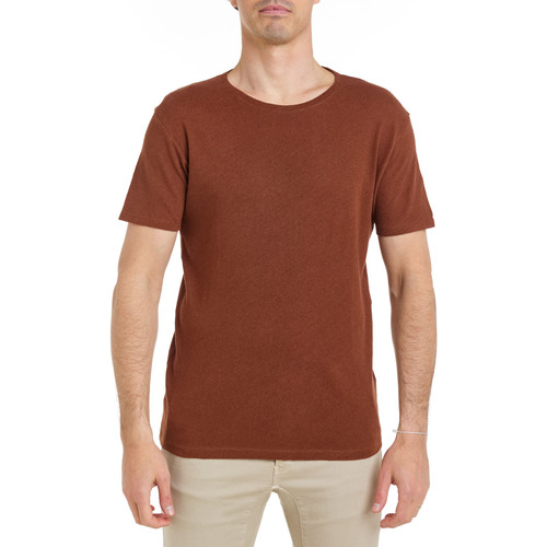 Vêtements Homme Serviettes et gants de toilette Pullin T-shirt  LINAZTEC Marron