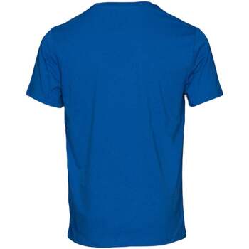 Harrington T-shirt bleu royal Made in France Bleu royal