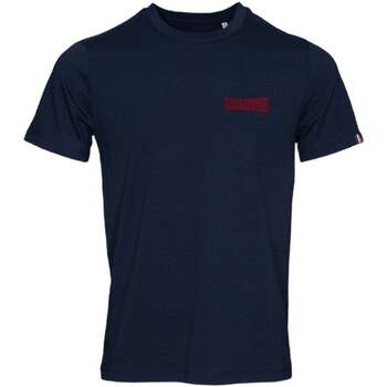 Harrington T-shirt bleu marine Made in France Noir
