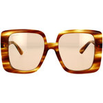 gucci eyewear rectangular frame sunglasses item