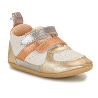 Chaussures Fille Baskets basses Easy Peasy MY PRE BASKET VELCRO Doré