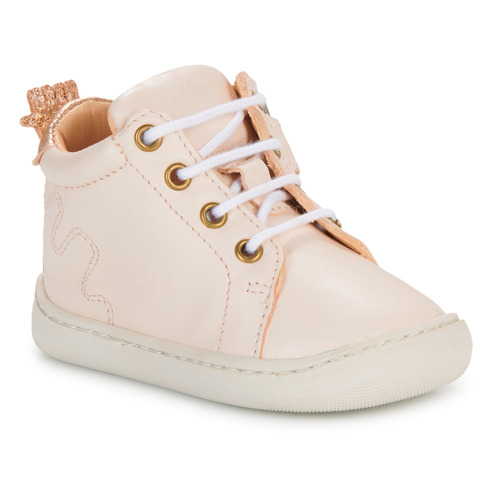 Chaussures Fille Baskets montantes Easy Peasy MY DEBOO LACET Rose