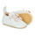 Chaussures Fille Chaussons Easy Peasy MY BLUBLU PAPILLON VOLANT Blanc