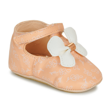 Chaussures Fille Chaussons Easy Peasy MY LILLYP PAPILLON VOLANT Orange