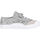 Chaussures The shoe has injected and molded EVA midsole that offers lightweight performance as well as comfort Glitter Kids Shoe W/Elastic K202586-ES 8889 Silver Blanc
