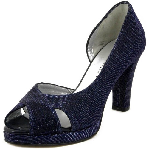 Chaussures Femme Escarpins Vernissage Femme Chaussures, Escarpin, Glitter Tissu-22160 Bleu