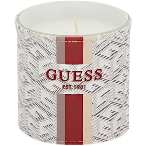 Flora And Co Bougies / diffuseurs Guess Bougie G Cube  Ref 60653 Blanc Blanc