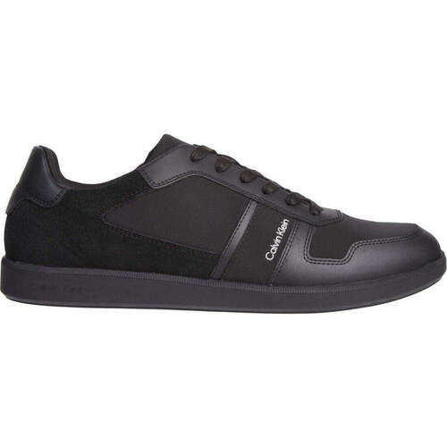 Chaussures Homme Baskets basses Calvin Klein whiteS hooded low top lace up mix sport shoe Noir