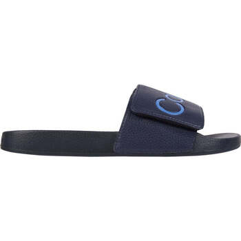 Chaussures Homme Tongs Calvin Klein Jeans ck navy casual open pool slide Bleu
