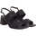 Chaussures Femme Sandales sport Calvin Klein Jeans squared sandal Noir