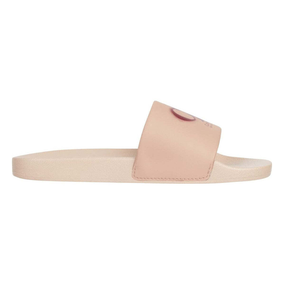 Chaussures Femme Chaussons Calvin Klein Jeans slide oversized brand Rose