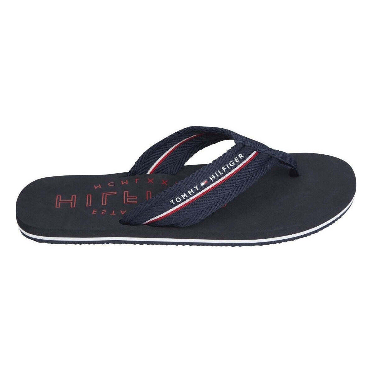 Chaussures Homme Tongs Tommy Hilfiger corporate beach sandal Bleu