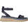 Chaussures Femme Sandales sport Tommy Hilfiger low wedge sandal Bleu