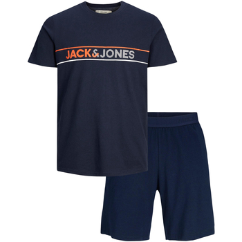 pyjamas / chemises de nuit jack & jones  pyjama court coton 