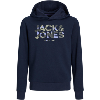 Vêtements Garçon Pulls Jack & Jones Sweat à capuche Bleu