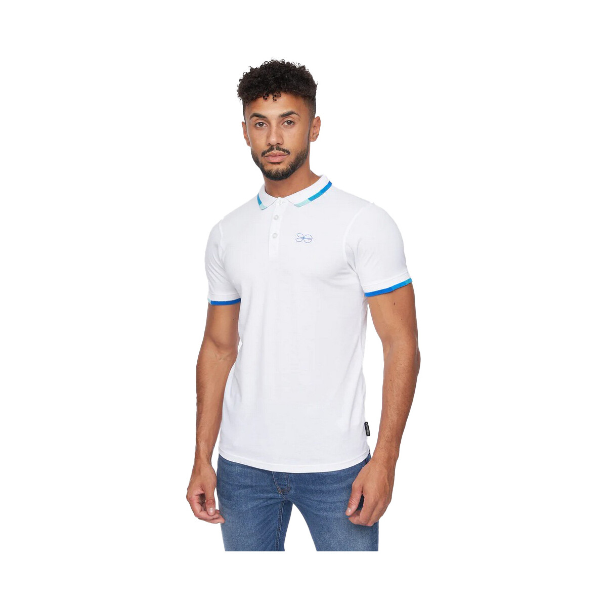 Vêtements Homme T-shirts & Polos Crosshatch Chemfort Blanc