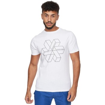 Vêtements Homme T-shirts manches longues Crosshatch Allred Blanc