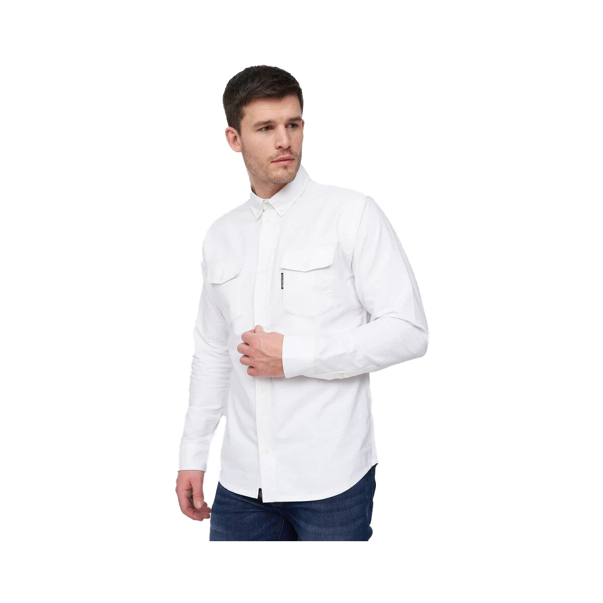 Vêtements Homme Chemises manches longues Duck And Cover Melmoore Blanc