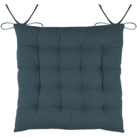 Maison & Déco Galettes de chaise Stof Coussin de chaise en coton Cobalt 38 cm Bleu