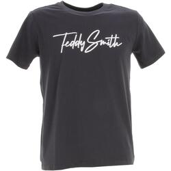 Vêtements Garçon T-shirts manches courtes Teddy Smith T-evan mc jr Bleu