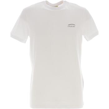 Vêtements Homme T-shirts manches courtes Oxbow Tee shirt manches courtes graphique Blanc