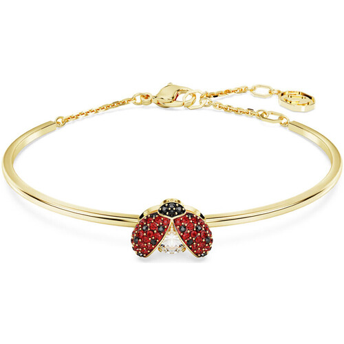 Montres & Bijoux Femme Bracelets Swarovski Bracelet jonc  Idyllia coccinelle rouge Jaune