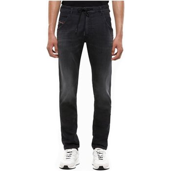 Vêtements Homme Mid-Length Jeans droit Diesel KROOLEY Noir