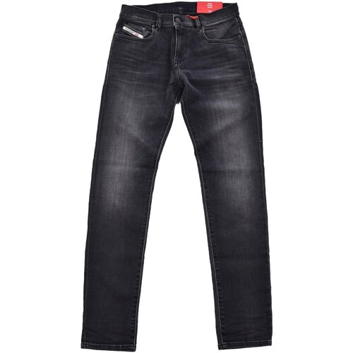 Vêlogo-print Homme Jeans skinny Diesel D-STRUKT Noir