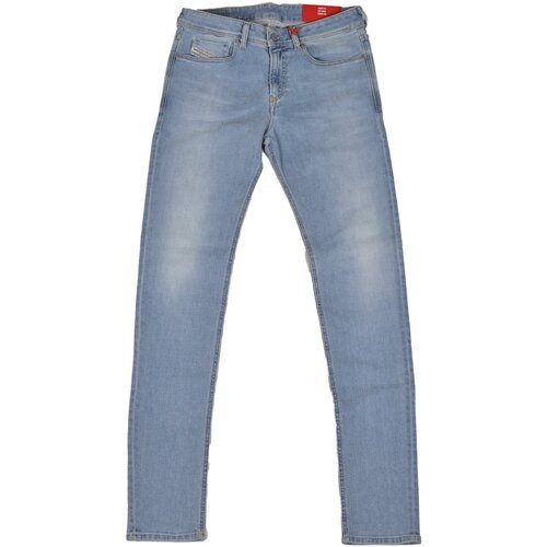 Vêlogo-print Homme Jeans skinny Diesel SLEENKER Bleu