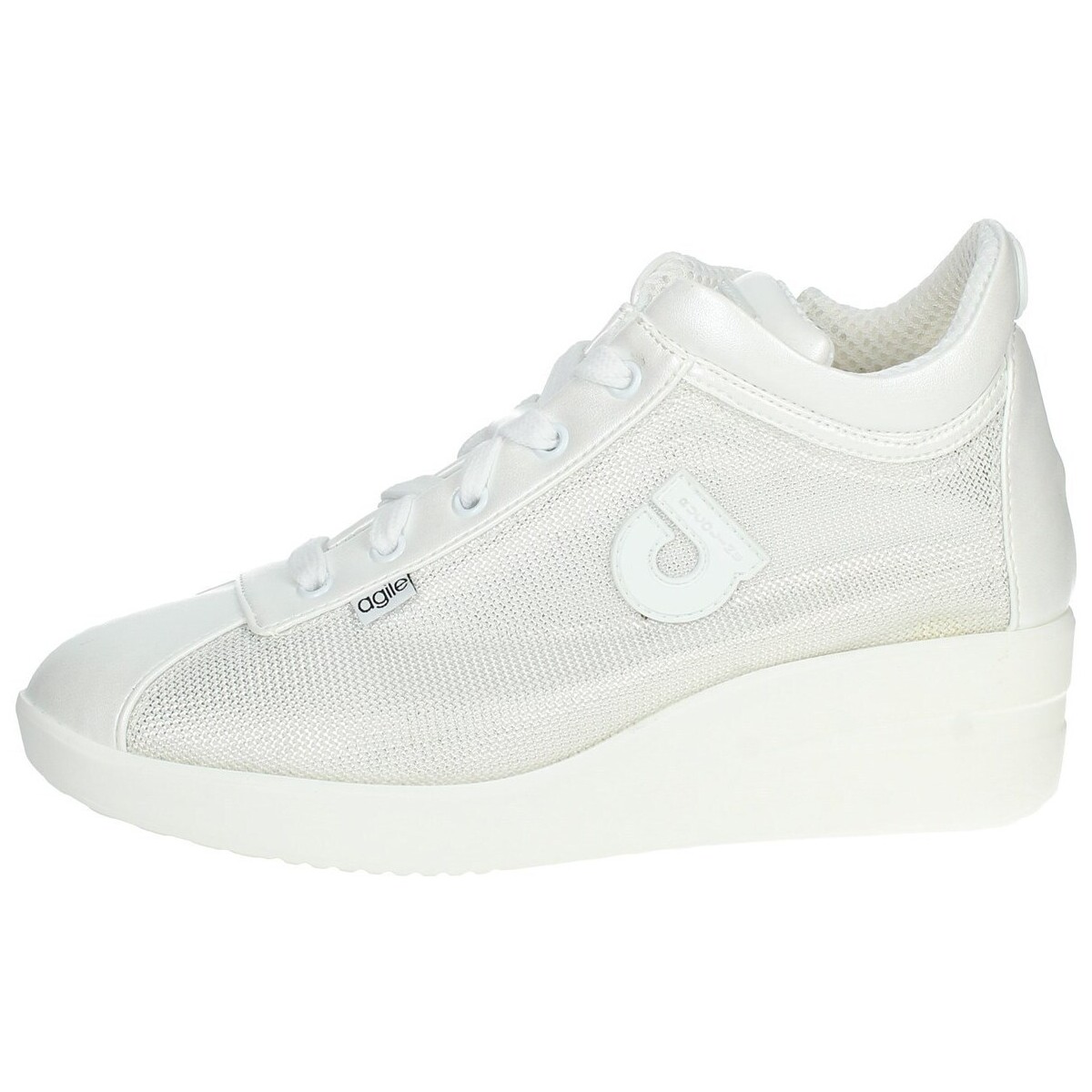 Chaussures Femme Baskets montantes Agile By Ruco Line JACKIE DRAGON 226 Blanc