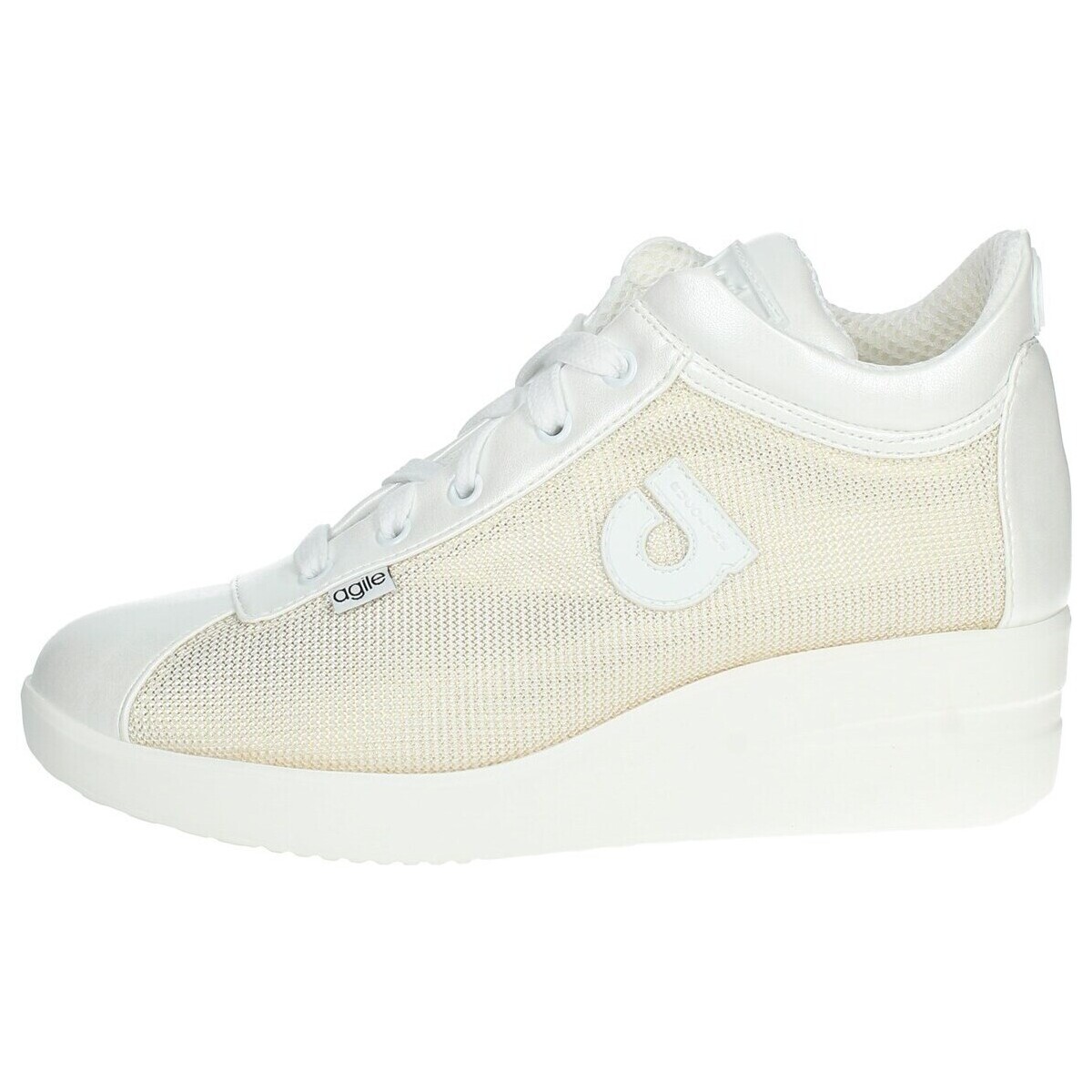 Chaussures Femme Baskets montantes Agile By Ruco Line JACKIE DRAGON 226 Blanc