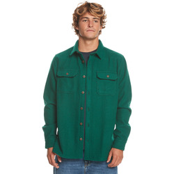 Vêtements Homme Chemises manches longues Quiksilver Salterhill Vert